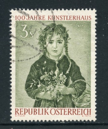 1961 - AUSTRIA - 3s. ARTISTI ROMAKO - USATO - LOTTO/27923