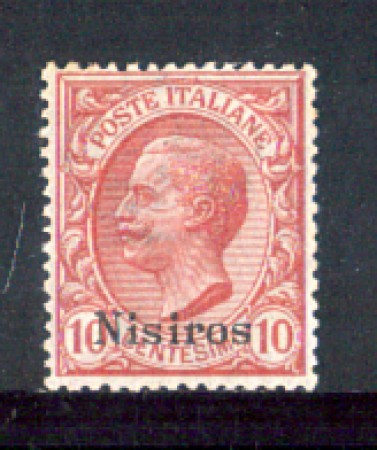 EGEO/NISIROS - 1912 - LOTTO/10015L - 10 cent. ROSA