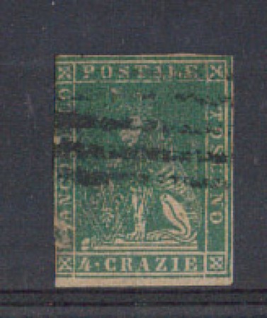 TOSCANA - 1857 - LOTTO/5474 - 4 CRAZIE VERDE