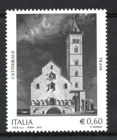 2012 - REPUBBLICA . CATTEDRALE DI TRANI - NUOVO - LOTTO/30603
