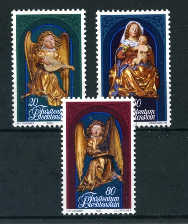 1982 - LOTTO/23426 - LIECHTENSTEIN - NATALE 3v. - NUOVI