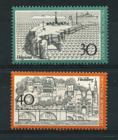 1972 - LOTTO/18923 - GERMANIA FEDERALE - VEDUTE 2v. - NUOVI
