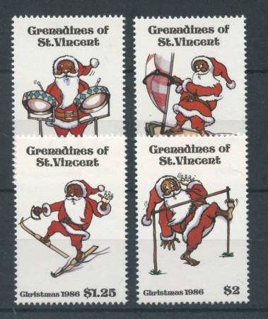 1986 - ST.VINCENT - LOTTO/19800 - NATALE 4v. - NUOVI