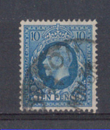 1934 - LOTTO/5199 - GRAN BRETAGNA - 10p. AZZURRO - USATO