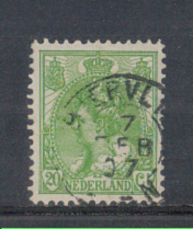 1898 - LOTTO/4005IU - OLANDA - 20c. VERDE - USATO
