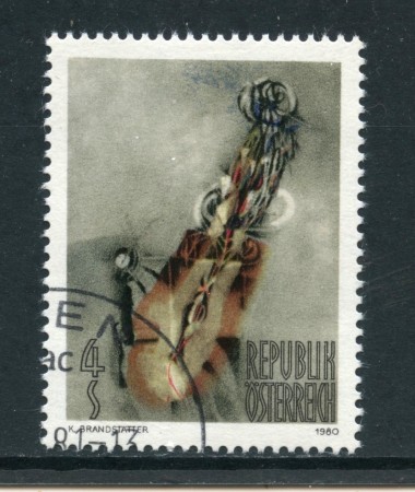 1980 - AUSTRIA - ARTE MODERNA - USATO - LOTTO/28208