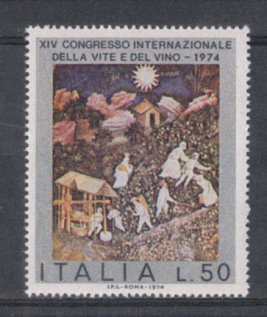 1974 - LOTTO/6610 - REPUBBLICA - VITE E VINO