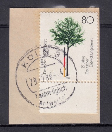 1988  GERMANIA FEDERALE - AIUTO ALLO SVILUPPO - USATO - LOTTO/31317