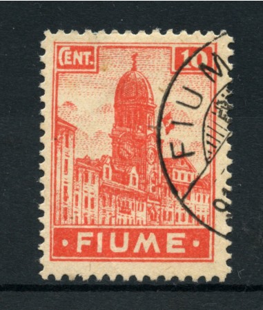 1919 - LOTTO/13523 - FIUME - 10c. CARMINIO ROSA - USATO
