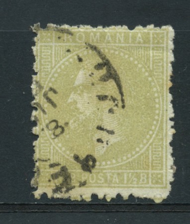 1876/78 - LOTTO/14491 - ROMANIA - 1,5b. OLIVA CHIARO - USATO