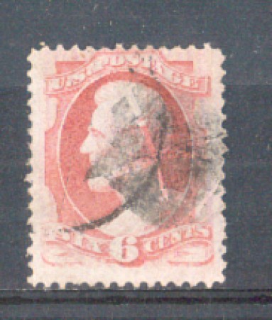 1870 - LBF/2940 - STATI UNITI - 6c. LINCOLN  USATO