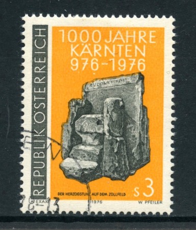 1976 - AUSTRIA - MILLENARIO CARINZIA - USATO - LOTTO/28071