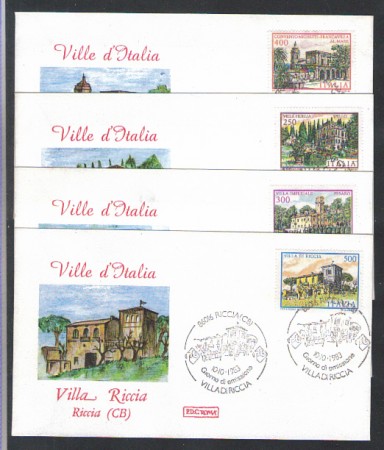 1983 - LOTTO/6799Z - REPUBBLICA - VILLE 4° SERIE - FDC