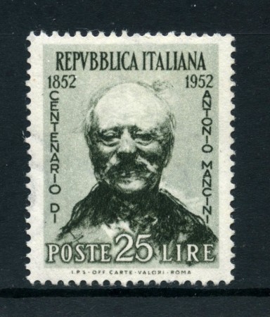 1952 - LOTTO/6193 - REPUBBLICA - 25 L. ANTONIO MANCINI - NUOVO