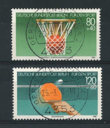 1985 - LOTTO/15694U - BERLINO - AIUTO ALLO SPORT 2v. - USATI