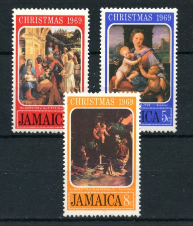 1969 - JAMAICA - LOTTO/22372 - NATALE  3v. - NUOVI