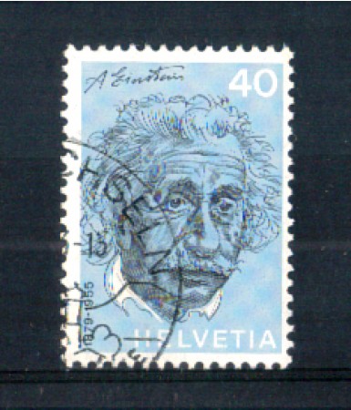 1972 - LOTTO/SVI912U - SVIZZERA  - 40c. A.EINSTEIN - USATO
