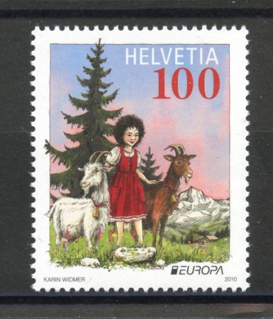2010 - SVIZZERA - LOTTO/37743 - EUROPA HEIDI - NUOVO