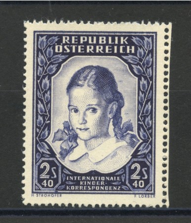 1952 - AUSTRIA - CORRISPONDENZA TRA FANCIULLI - NUOVO - LOTTO/34096