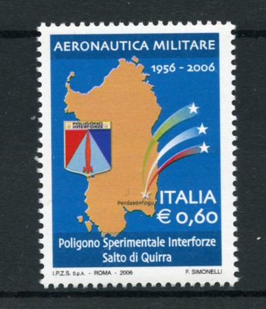 2006 - LOTTO/15186 - REPUBBLICA - AERONAUTICA MILITARE POLIGONIO SPERIMENTALE - NUOVO