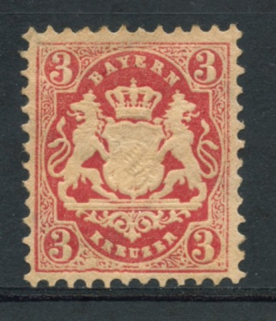 BAVIERA - 1875 - LOTTO/21854 - 3 K. ROSA - LING.