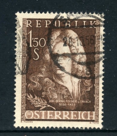 1956 - AUSTRIA - VON ERLACH - USATO - LOTTO/27917