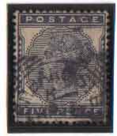 1881 - LOTTO/3518 - GRAN BRETAGNA - 5p. AZZURRO