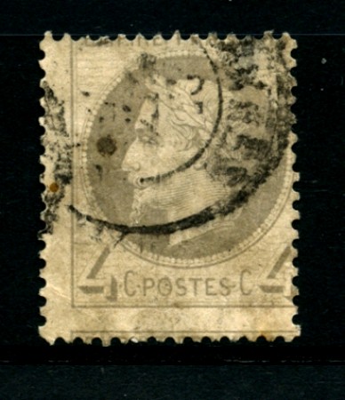 1862/70 - LOTTO/12888 - FRANCIA - 4c. GRIGIO NAPOLEONE III° - USATO