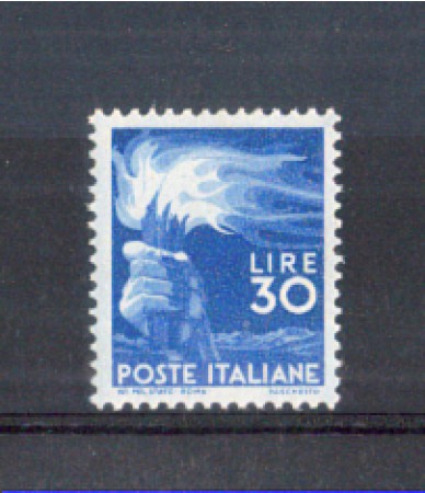 1945 - LOTTO/10614N - REPUBBLICA - 30 LIRE DEMOCRATICA - NUOVO