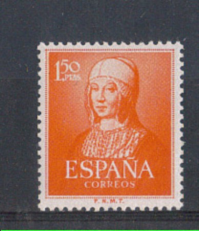 1951 - LBF/2782A - SPAGNA - 1,50 PST. ISABELLA LA CATTOLICA