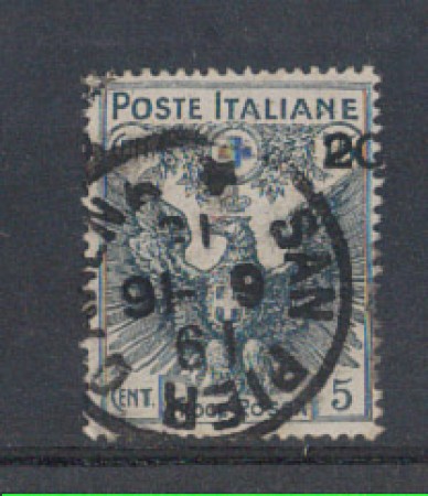 1915/16 - LOTTO/REG104UE - REGNO - 20 SU 15c. CROCE ROSSA - USAT
