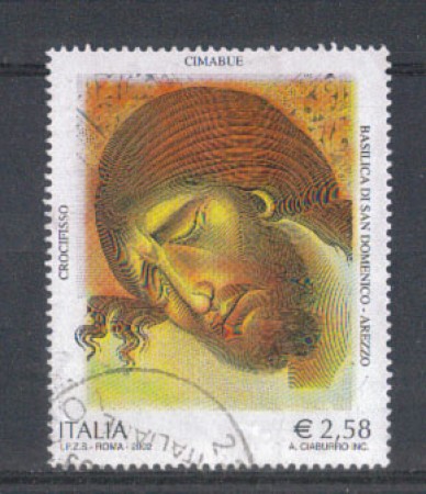 2002 - LOTTO/7373U - REPUBBLICA  - CIMABUE - USATO