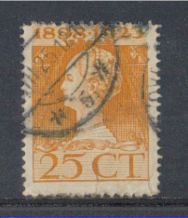 1923 - LOTTO/8640FU - OLANDA - 25c. OCRA - USATO