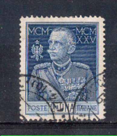 1925 - LOTTO/REG187U - REGNO - 1 L. GIUBILEO D. 13,5 - USATO