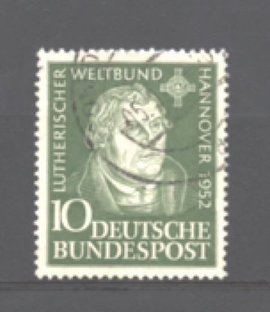 1952 - LBF/2441U - GERMANIA FEDERALE - CONGRESSO LUTERANO USATO