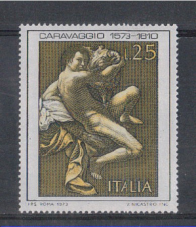 1973 - LOTTO/6586 - REPUBBLICA - CARAVAGGIO