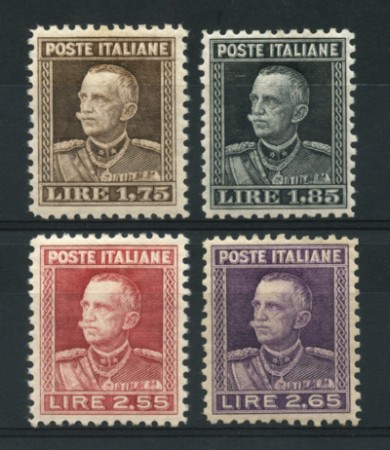 1927 - LOTTO/11604 - REGNO - EFFIGIE DI VITTORIO EMANUELE III° 4v. - LING.