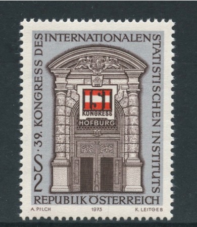 1973 - AUSTRIA - CONGRESSO DI STATISTICA - NUOVO - LOTTO/27986