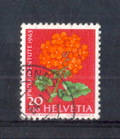 1963 - LOTTO/SVI723AU - SVIZZERA - 20+10c. PRO JUVENTUTE - USATO