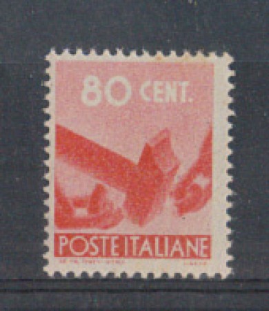 1945 - LOTTO/5990 - REPUBBLICA - 80c. DEMOCRATICA