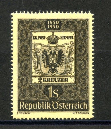1950 - AUSTRIA - CENTENARIO DEL FRANCOBOLLO  NUOVO - LOTTO/34081