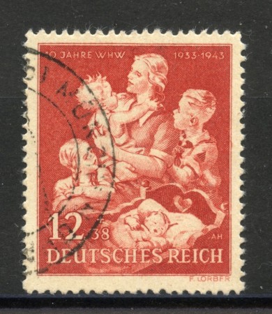 1943 - GERMANIA REICH - SOCCORSO INVERNALE - USATO - LOTTO/37525