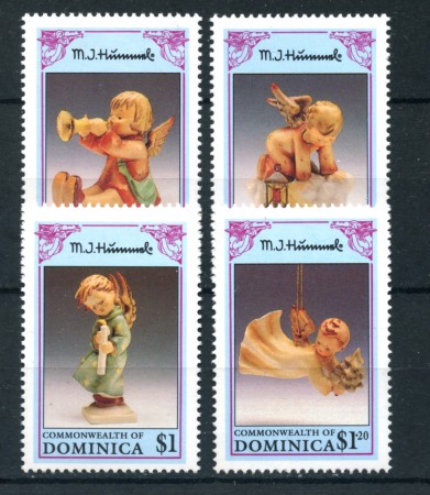 1992 - LOTTO/19900 - DOMINICA - CERAMICHE 4v. - NUOVI