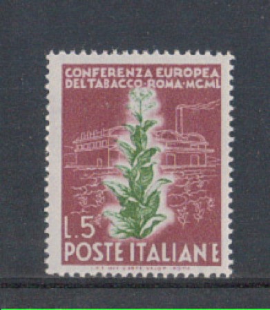 1950 - LOTTO/6109 - REPUBBLICA - 5 LIRE TABACCO