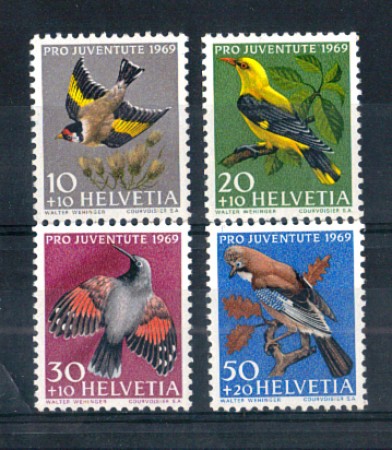 1969 - LOTTO/SVI849CPN - SVIZZERA - PRO JUVENTUTE 4v. - NUOVI