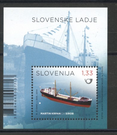 2014 - SLOVENIA - NAVI SLOVENE  FOGLIETTO - NUOVO - LOTTO/34576