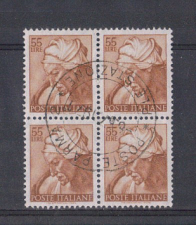 1961 - LOTTO/6375QU - REPUBBLICA - 55 L. SIB. CUMANA QUARTINA
