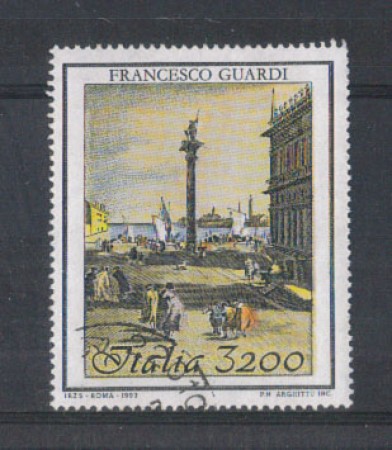 1993 - LOTTO/7011U - REPUBBLICA - PATRIMONIO ARTISTICO - USATO
