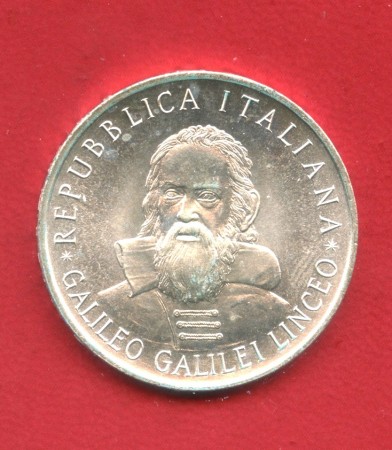 1982 - REPUBBLICA - LOTTO/M40787 - 500 LIRE  ARGENTO GALILEO GALILEI
