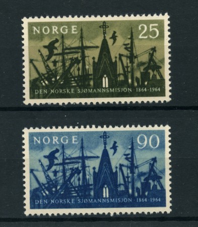 1964 - LOTTO/22926 - NORVEGIA - GENTE DI MARE 2v. - NUOVI